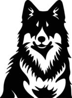 Alaskan Malamute silhouette vector