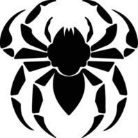 arthropod black silhouette vector