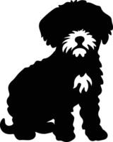 Bichon Frise silhouette vector