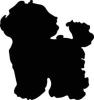 Bichon Frise silhouette vector