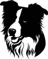 Border Collie silhouette vector