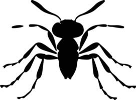 carpenter ant black silhouette vector