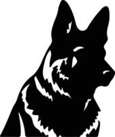 German Shepherd silhouette vector