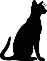 fossa black silhouette vector