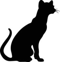 fossa black silhouette vector