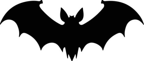 fruit bat black silhouette vector