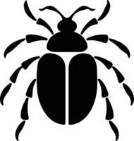 junebug black silhouette vector