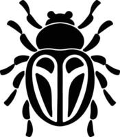 junebug black silhouette vector