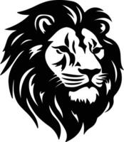 lion black silhouette vector