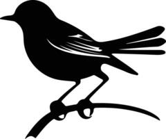 mockingbird black silhouette vector