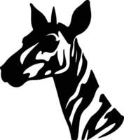 okapi black silhouette vector