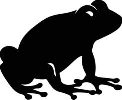 polliwog  black silhouette vector