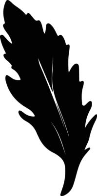 endive  black silhouette
