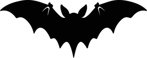 vampire bat  black silhouette vector