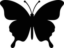 viceroy butterfly  black silhouette vector