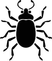 weevil  black silhouette vector