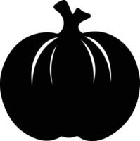 acorn squash  black silhouette vector