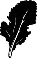 chard  black silhouette vector