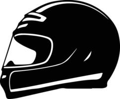 helmet black silhouette vector