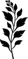 sorrel  black silhouette vector