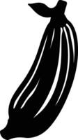 zucchini  black silhouette vector