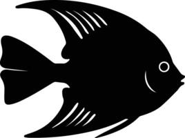 discus  black silhouette vector