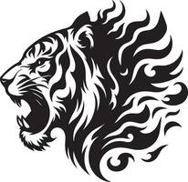 Tiger Head Vector Graphics Icon