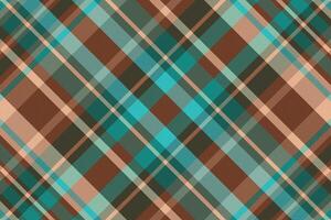 Tartan plaid pattern with texture and warm color. vector