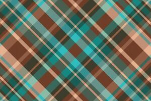 Tartan plaid pattern with texture and warm color. vector