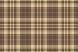 Tartan plaid pattern with texture and warm color. vector