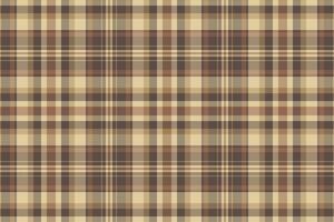 Tartan plaid pattern with texture and warm color. vector