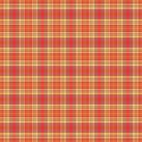 Tartan plaid pattern with texture and warm color. vector