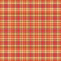 Tartan plaid pattern with texture and warm color. vector