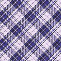 Tartan plaid pattern with texture and warm color. vector