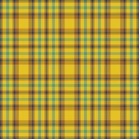 Tartan plaid pattern with texture and warm color. vector