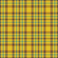 Tartan plaid pattern with texture and warm color. vector