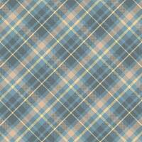Tartan plaid pattern with texture and warm color. vector