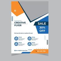 Poster cover book design template with space for photo background, Use for annual report, vector