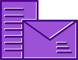 correo vecto icono vector