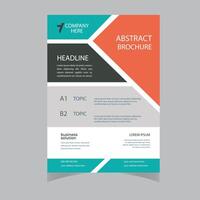 Minimal Poster Brochure Flyer design Layout background vector template