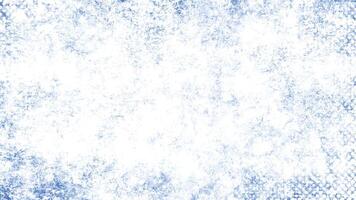 Distressed blue grunge texture on a white background, vector