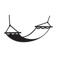 hammock icon logo vector design template
