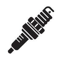 spark plug icon logo vector design template