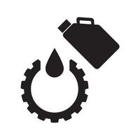 engine oil icon logo vector design template