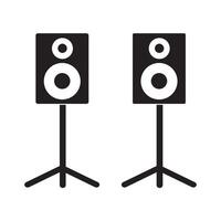 sound system icon logo vector design template