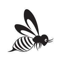 plantilla de diseño de vector de logotipo de icono de abeja