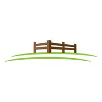 fence icon logo vector design template