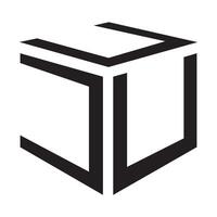 plantilla de diseño de vector de logotipo de icono de caja