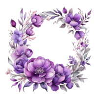 ai genererad vattenfärg blommig blomma design, vattenfärg blomma arrangemang blommig, vattenfärg blomma design, blomma sublimering blommig ClipArt, bröllop dekoration png