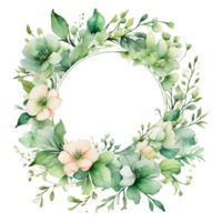 ai generiert Aquarell Blumen- Blume Design, Aquarell Blume Vereinbarungen Blumen, Aquarell Blume Design, Blume Sublimation Blumen- Clip Art, Hochzeit Dekoration png